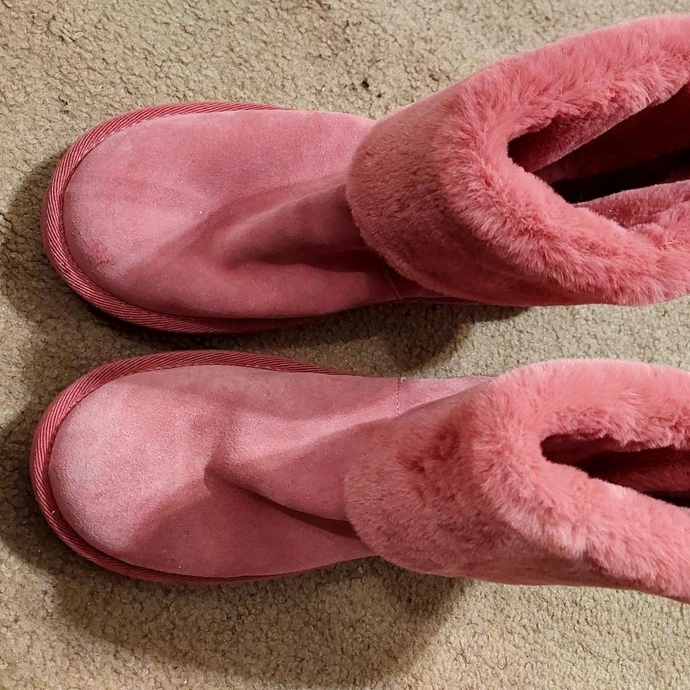 Michael Kors Collection Pink Winter Boots